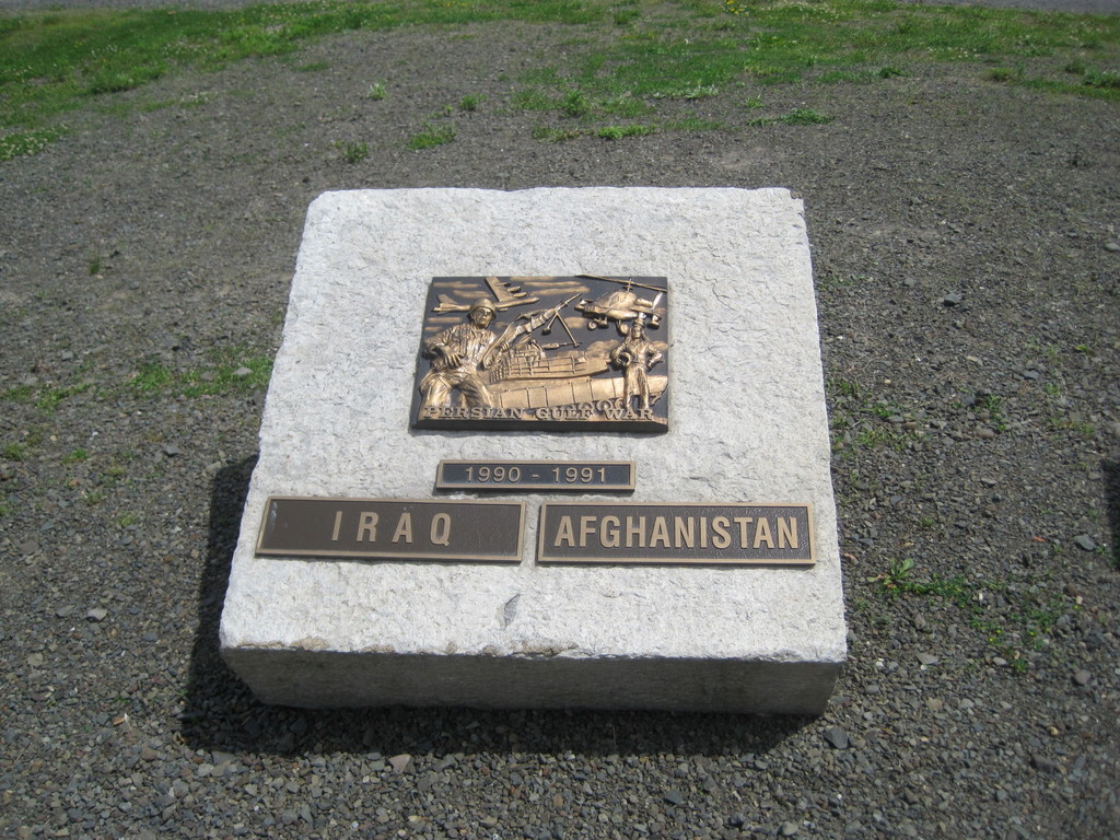 The Iraq/Afghanistan plaque at the Veterans Park in the Town of Rochester.
Always thinking of our hero, Sgt. Shawn Farrell of Accord, killed in action in Afghanistan (on April 28, 2014), and never forgetting his supreme sacrifice.