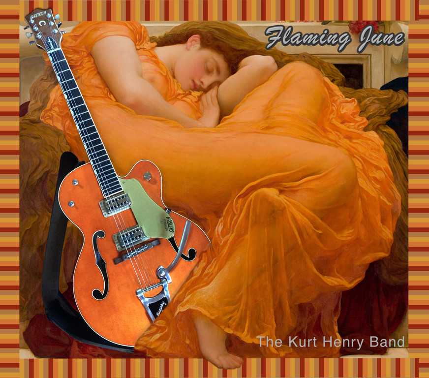 The CD cover for 'Flaming June.'