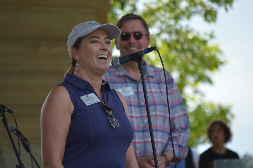 Stephanie Piko, the mayor of Centennial and president of the Centennial Arts and Cultural Foundation, hosted “The Perfect Playlist” concert at Centennial Center Park on July 31, 2022.