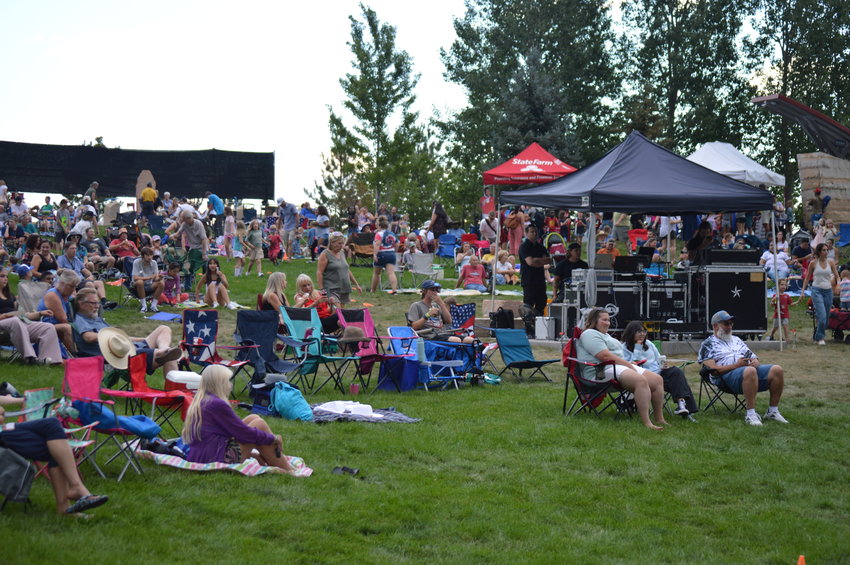An estimated 3,000 people attended Centennial Under the Stars on Aug. 13, 2022, at Centennial Center Park.
