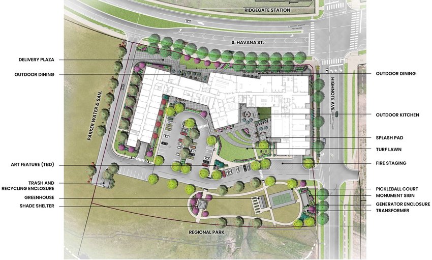 Development plan for The Reserve at Lone Tree.