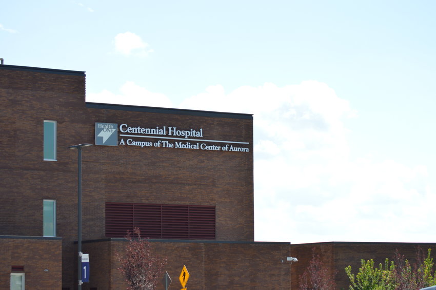Centennial Hospital is located at 14200 E. Arapahoe Road.