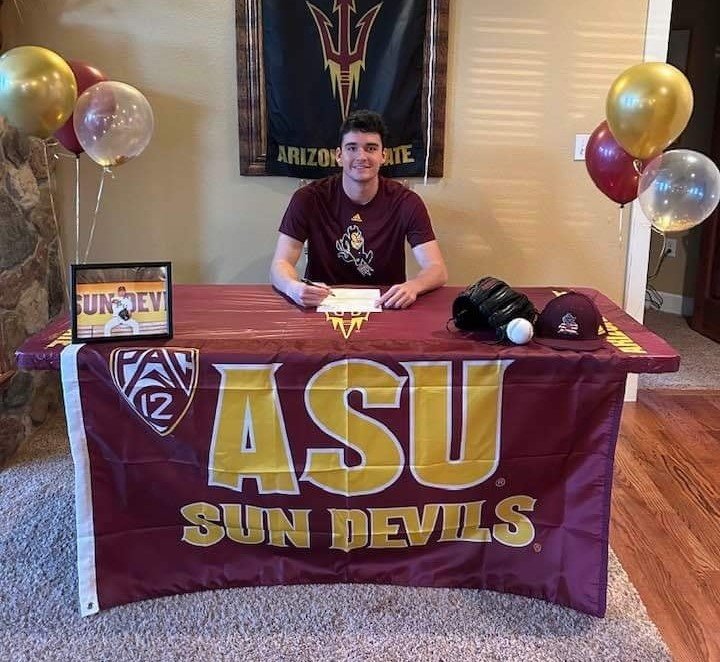 Brighton High School pitcher Brok Eddy makes it official. He's off to play baseball at Arizona State University starting in the fall. He led the team in batting average in 2022 and tied for the top spot in home runs. In 37 innings of pitching, Eddy struck out 71 batters and compiled an earned-run average of 2.27.