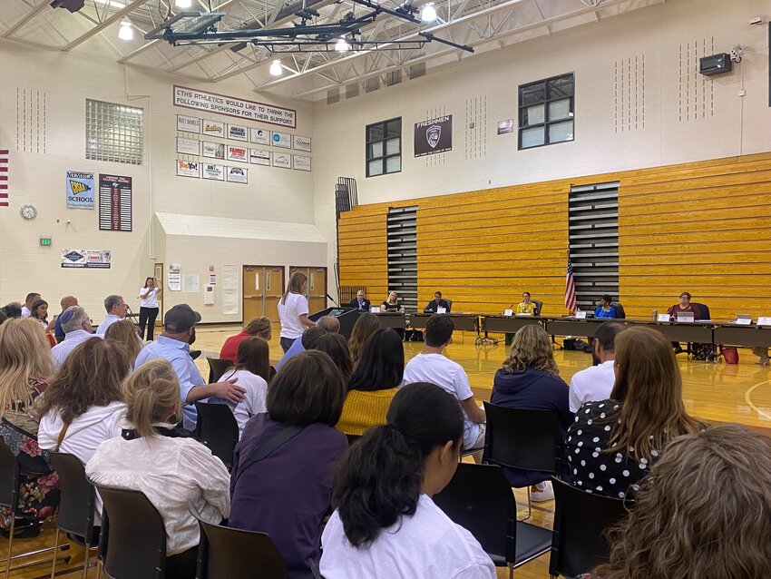 Cherry Creek Schools parents, teachers and students spoke during the May 8 school board meeting about antisemitic incidents that occurred in the school district.