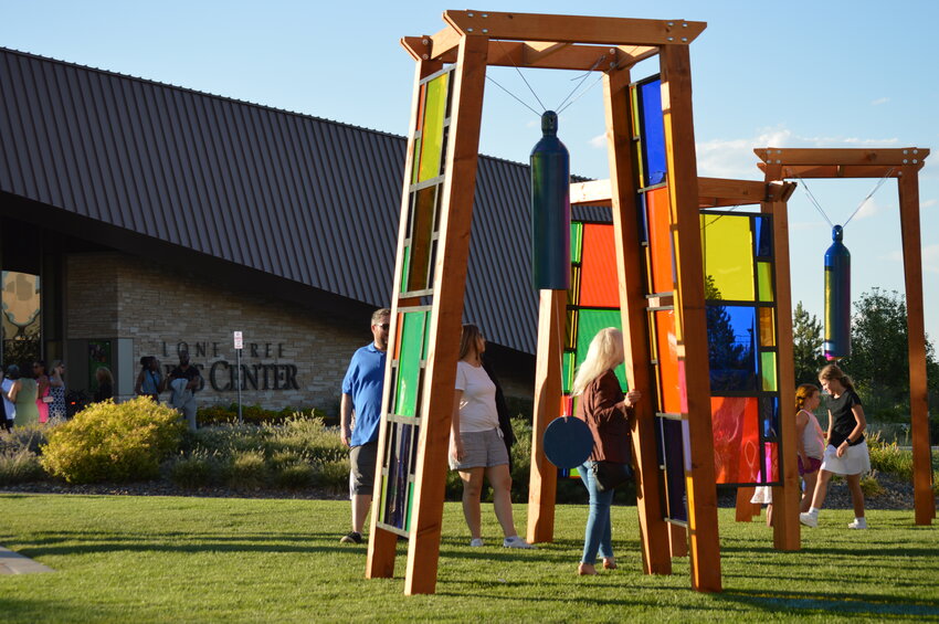 The outdoor art installation at the Lone Tree Arts Center, which opened Aug. 30, 2023, is temporary and will be around for about 60 days.