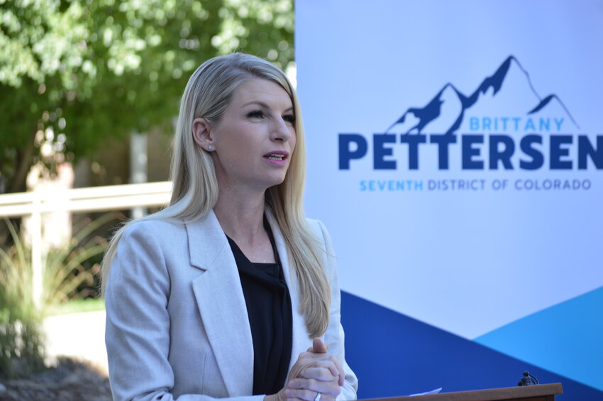 Democratic U.S. Rep. Brittany Pettersen introduced the Hospitals As Naloxone Distribution Sites (HANDS) Act on Aug. 31, 2023, at the Swedish Medical Center in Englewood.