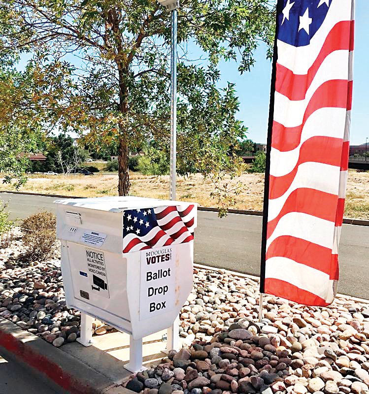 There are 20 ballot drop boxes throughout Douglas County.