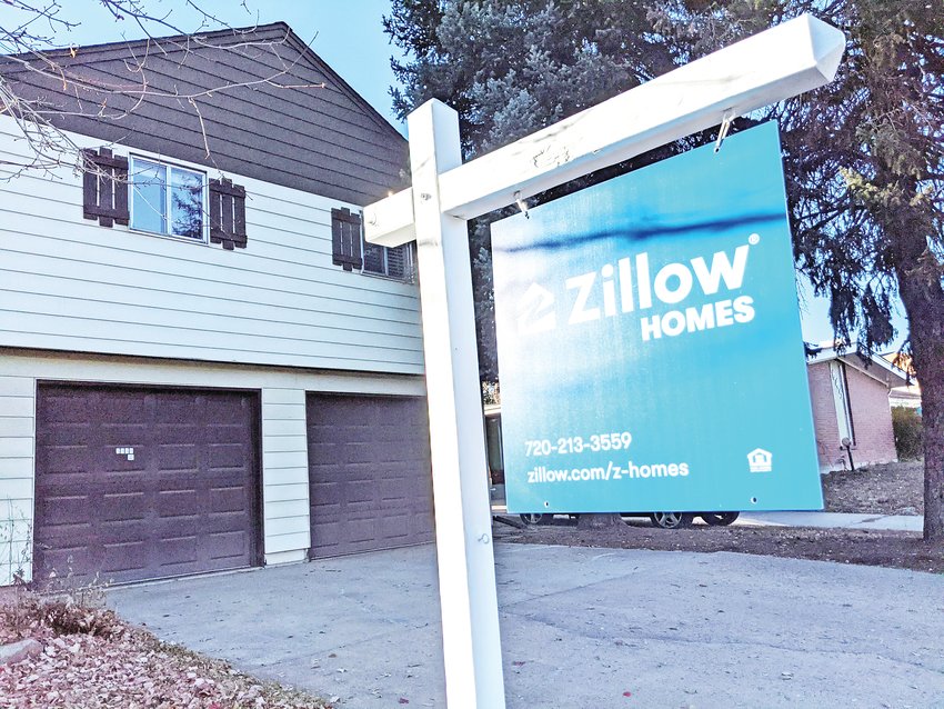 A house on South Monaco Parkway in Denver was on sale by Zillow on Nov. 7.