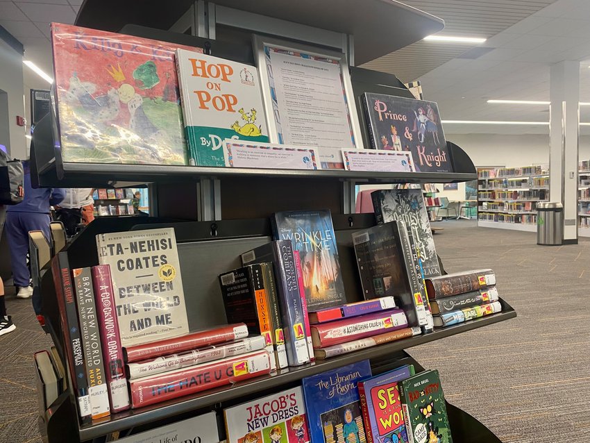 Highlands Ranch Library displays frequently challenged books near the front entrance as a way to participate in Banned Books Week, a national event from Sept. 18-24 that celebrates open access and highlights censorship concerns.
