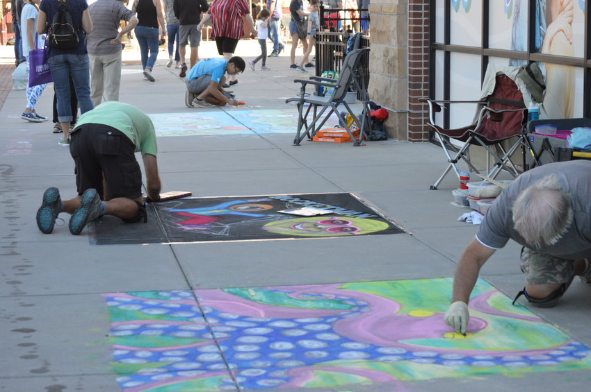 Artists from across Colorado gathered Sept. 24 at The Streets at SouthGlenn for the Centennial Chalk Art Festival.