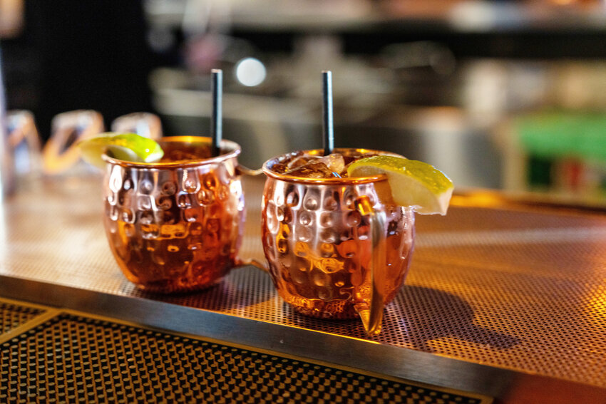 House mules are part of Social Bar &amp;amp; Lounge&rsquo;s happy hour menu which is available until 5 p.m.