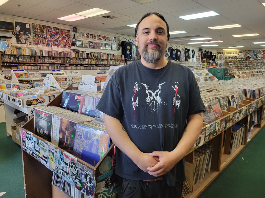 Mikey Baca is the music manager at Black and Read in Arvada.