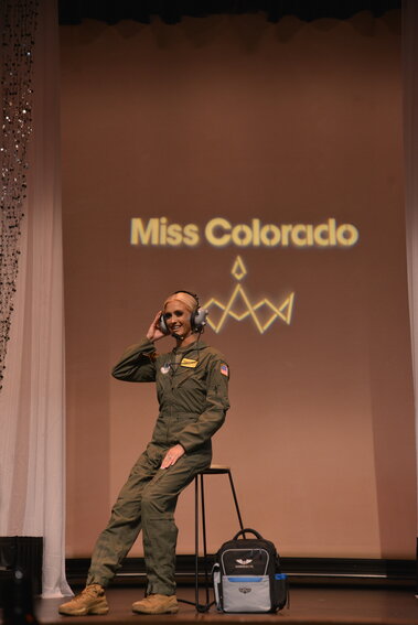 Madison Marsh during the talent portion of the competition.