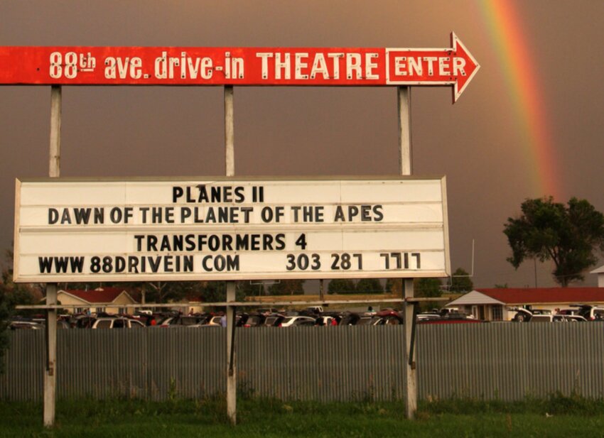 The 88 Drive-In Theatre in Commerce City in 2014.