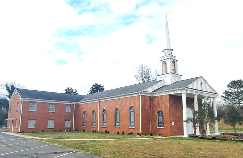 The current Calhoun United Methodist, 820 Highway 163, Calhoun.