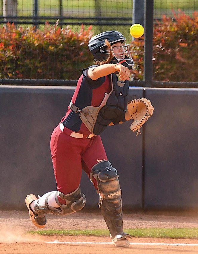 LADY FLAME Sidney Lee was named the South Region&rsquo;s top catcher in her freshman season.
