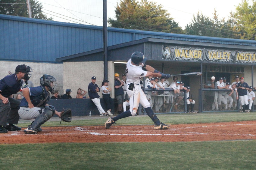 KENTUCKY COMMIT Landon Franklin had a trio of hits and was intentionally walked in Monday evening's 12-2 Walker Valley victory over Franklin County in the Region 3-4A semifinals, at Mike Turner Field.
