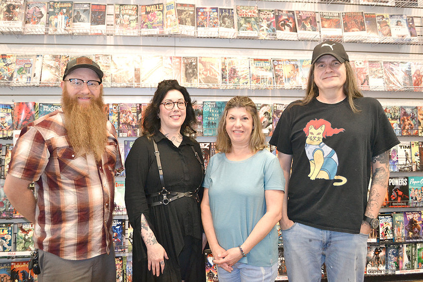 COMIC AND POP CULTURE ART SHOW will be held at the Hetzel Art Studio and Gallery 2-8 p.m. Saturday. The event will feature work from several local artists, and a Q&amp;A session that will feature, from left, Chad Taylor, Beth Hetzel, Becky Hetzel Fowler and Ty Kerr. Also on the panel will be JB Offutt, Chris Goins and Kevin Roberts.