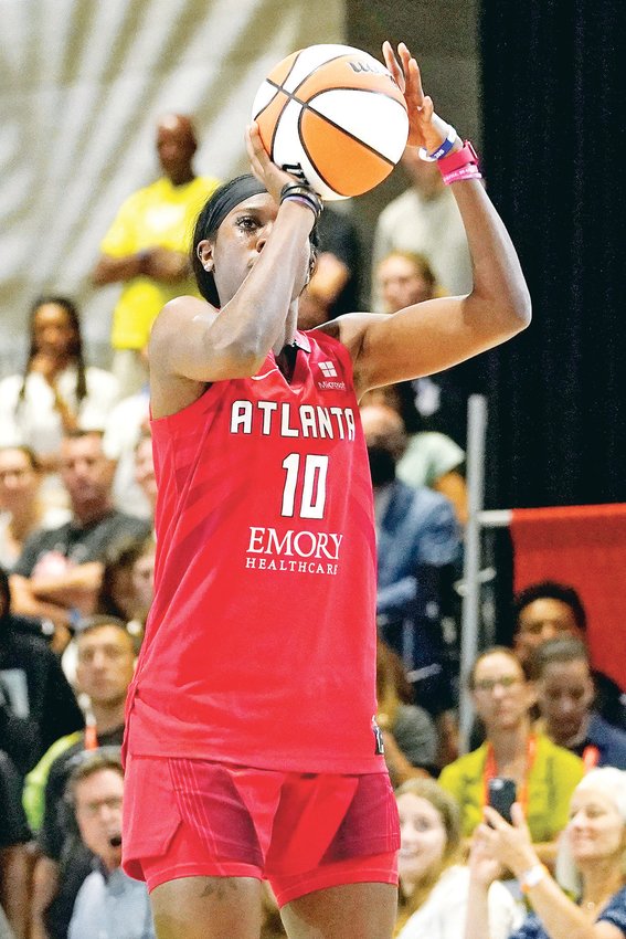 FORMER BEARETTE GOAT Rhyne Howard finished third in the WNBA Skills Competition's 3-Point Shootout Saturday before scoring 13 points, grabbing five rebounds and handing out four assists in Sunday's Team Wilson All-Star Game victory, in Chicago.