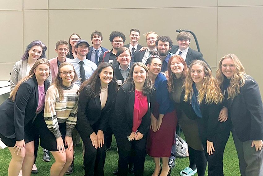 LEE UNIVERSITY'S MOCK TRIAL team successfully placed third in the Chucky Mullins Invitational.