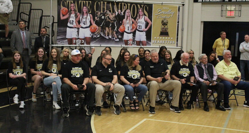 THE 2023 TSSAA State Champion Bradley Central Bearettes were honors Friday before a capacity crows in Jim Smiddy Arena.