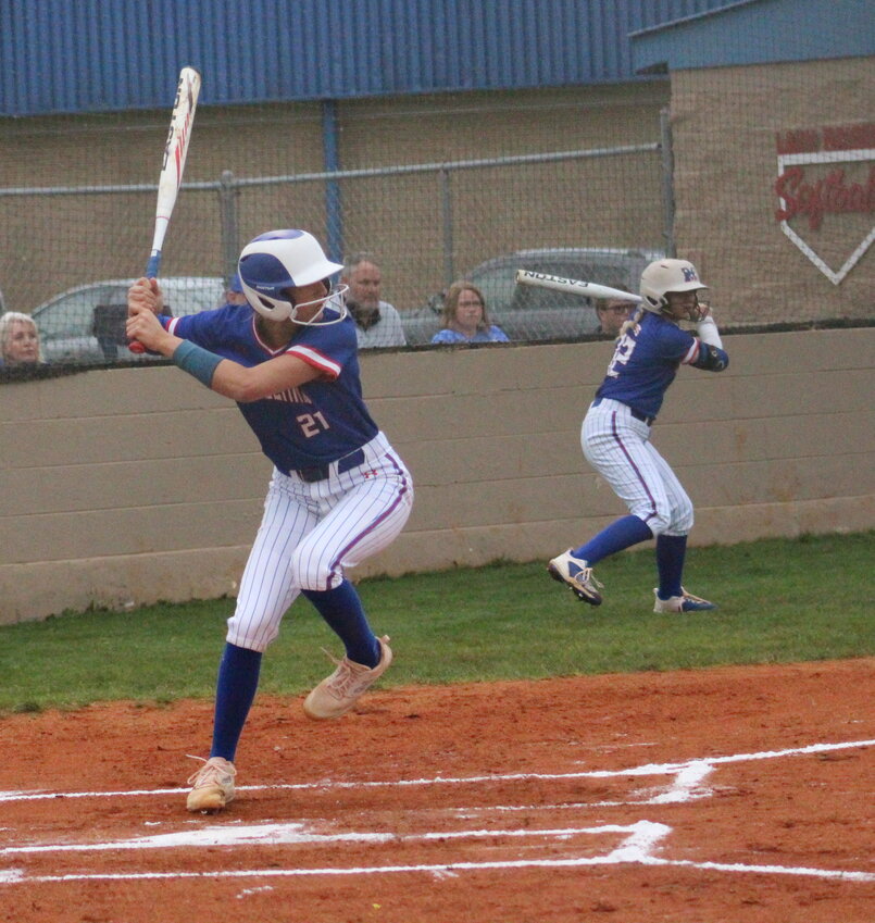 CLEVELAND JUNIOR Lily O'Bryan blasted a pair of home runs and tossed a two-hitter to lead the sixth-ranked Lady Raiders past Signal Mountain 11-1 Tuesday, at Brenda Lawson Field.