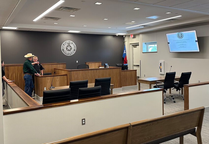 The new building contains a courtroom for JP Pct. 4 proceedings.