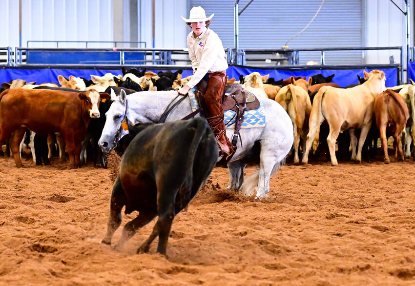 Will Bushaw will be competing in cutting at the National High School Finals Rodeo in Gillette, Wyoming next week. He finished second in rhe nation last year.