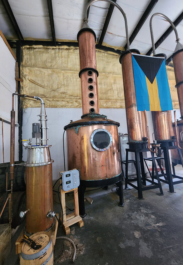 A rum distillery in Freeport, featuring perhaps the most popular beverage in The Bahamas