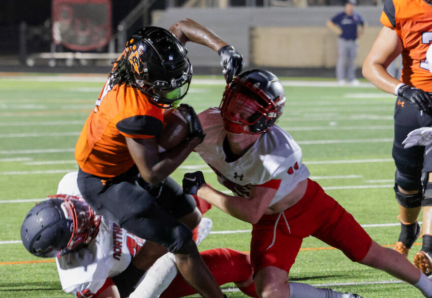 Aledo running back Raycine Guillory picked up an unofficial 122 yards on 24 carries in the game.