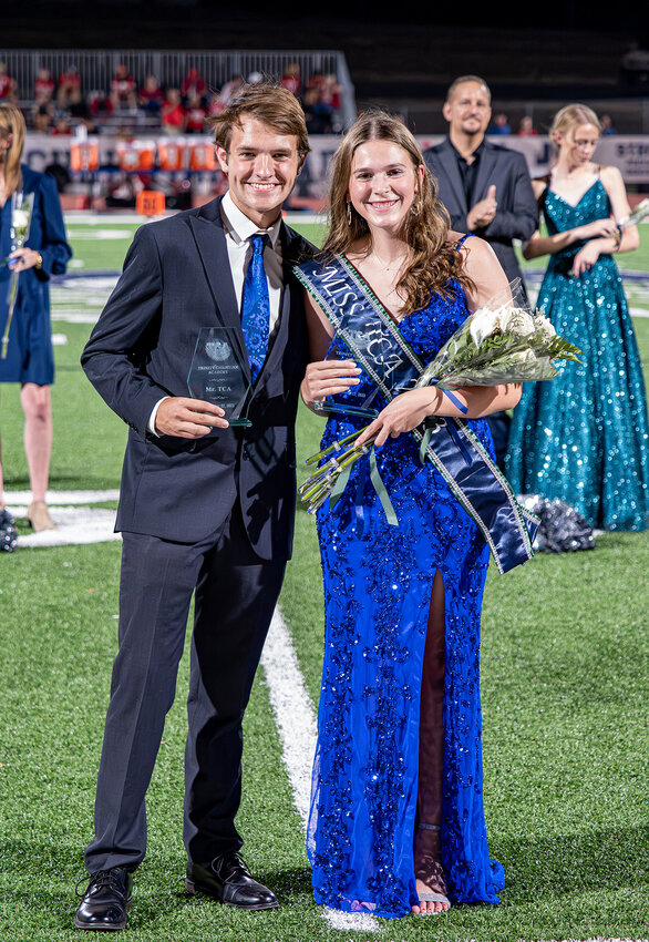 Seniors Wilson Winchester and Caroline Thompson were named Mr. and Ms. TCA.