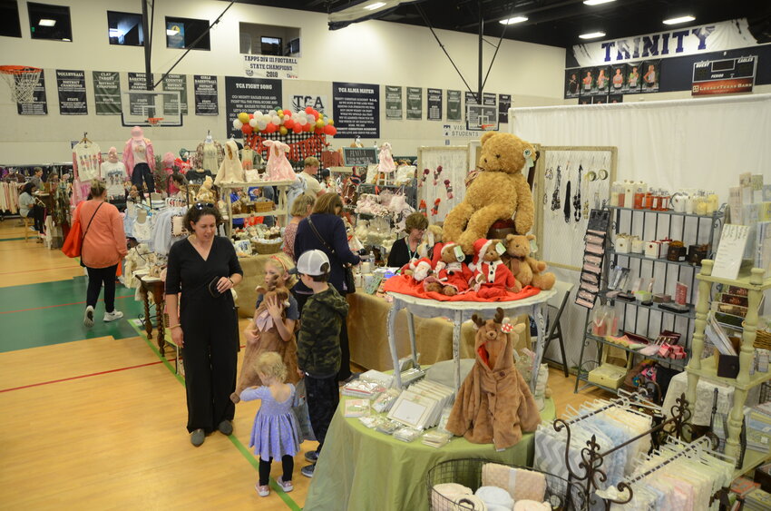 Familes enjoyed time together and found many items they wanted at the TCA Gift Fair. 