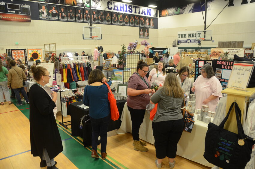 Shoppers had 55 different booth to browse a the TCA Gift Fair. 