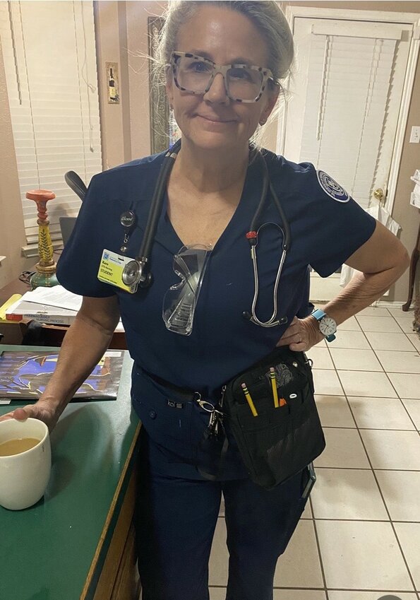 At an age when many folks are preparing for retirement, Kara Jones of Aledo is preparing for a new career after receiving her Bachelor of Science in Nursing from the University of Texas at Arlington.
