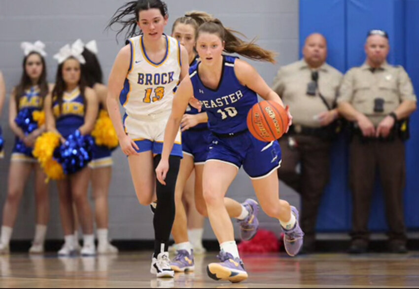 Brooklyn Bosher was both a scoring leader and a leader in assists during her time at Peaster.
