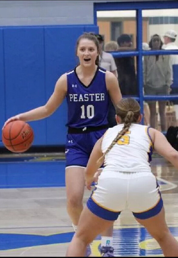 Brooklyn Bosher was both a scoring leader and a leader in assists during her time at Peaster.