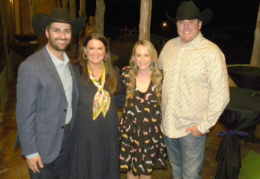 Dru and Stefan Altheide, and Jana and Lyle Bremmeyer turned out for the western-themed occasion.