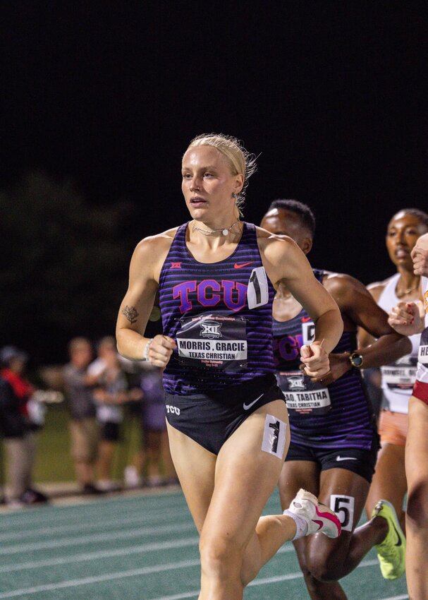 After winning a high school state championship for Aledo, former Ladycat Gracie Morris graduated from TCU recently with seven school records in distance running.