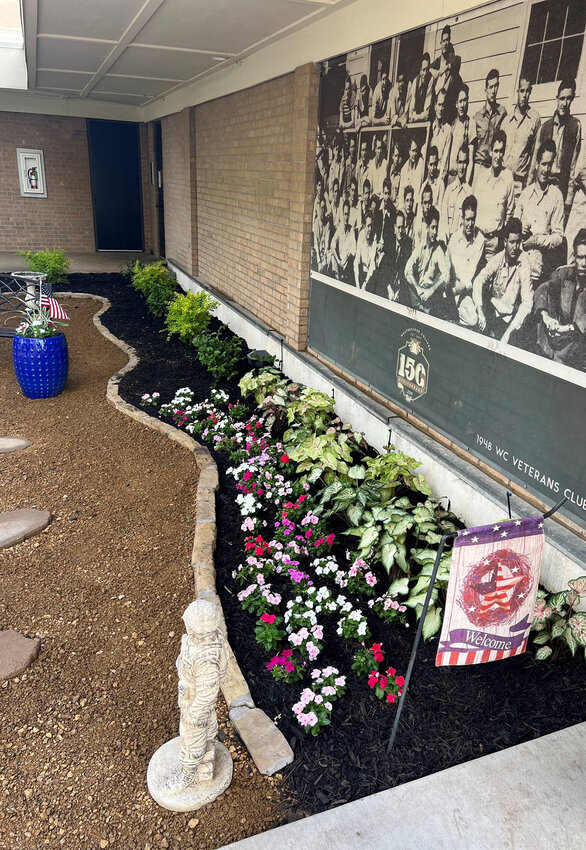 The Tranquility Garden at Weatherford College was created to honor former longtime employee Ralph Willingham.