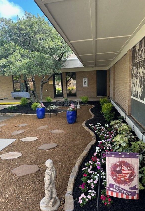 The Tranquility Garden at Weatherford College was created to honor former longtime employee Ralph Willingham.