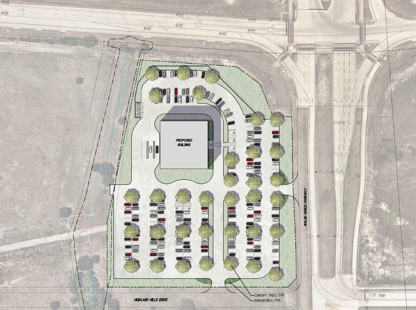 The new bank headquarters will be located at the southwest corner of Walsh Ranch Parkway and Interstate 30, adjacent to the recently-announced UTA West campus.