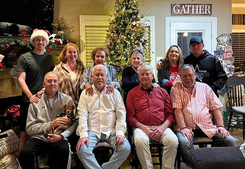 The Vierlings' extended family gathers for Christmas.