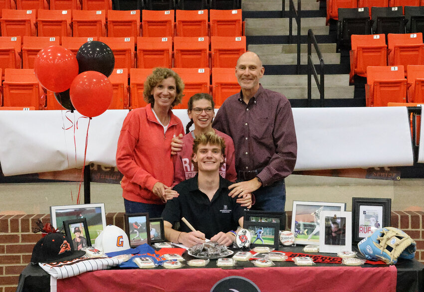 John Ruflin – Benedictine College, baseball.Scott, Tammy and Mary Ruflin