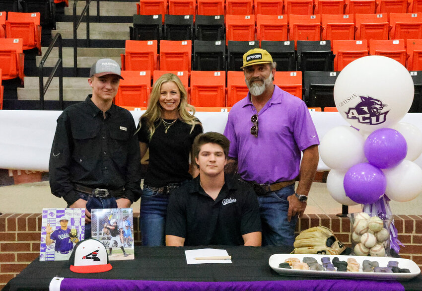 Grayson McKelvey – Abilene Christian University, baseball.Marc, Tiffany and Gavyn McKelvey