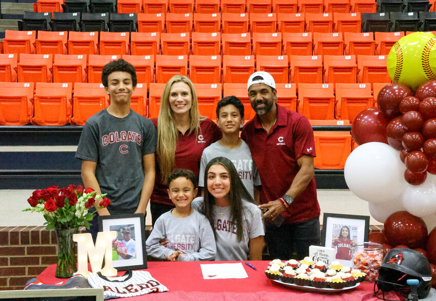 Marina Taveras – Colgate University, softball.Willy, Jennifer, Will, Tyson and Taylor Taveras
