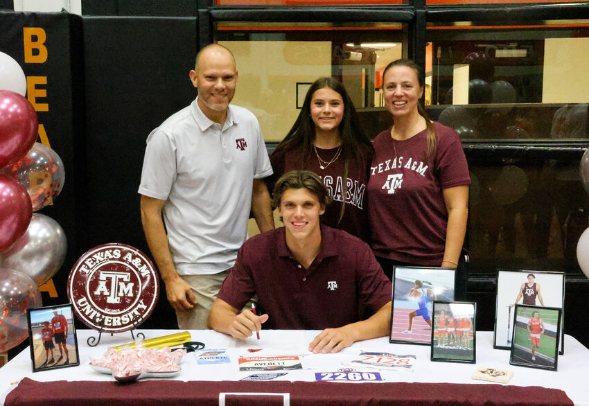 Adam Averett – Texas A&M University, track and field.Joe, Sara and Anna Averett