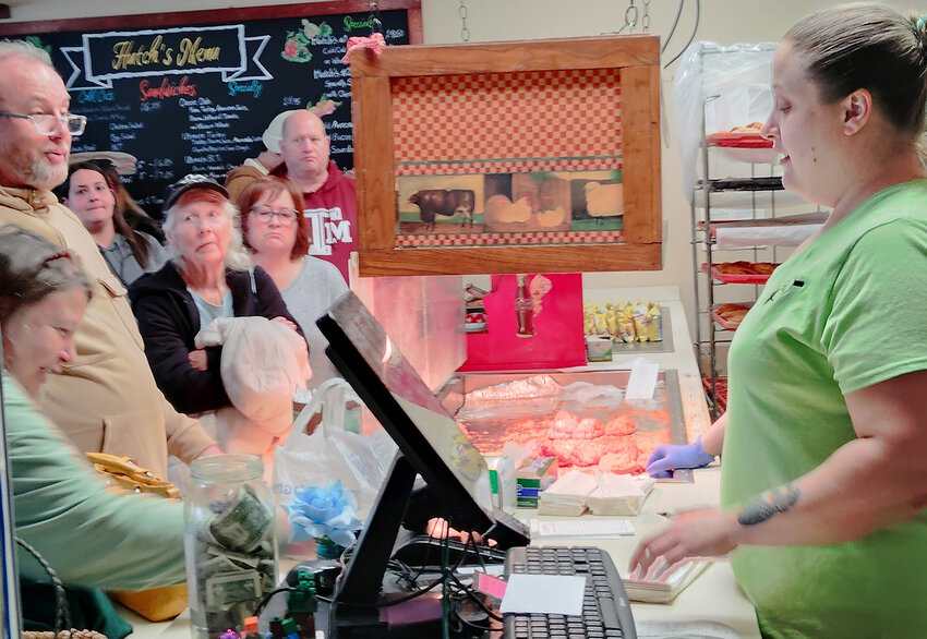 Long lines formed last week for a final chance to enjoy a Hutch's fried pie.