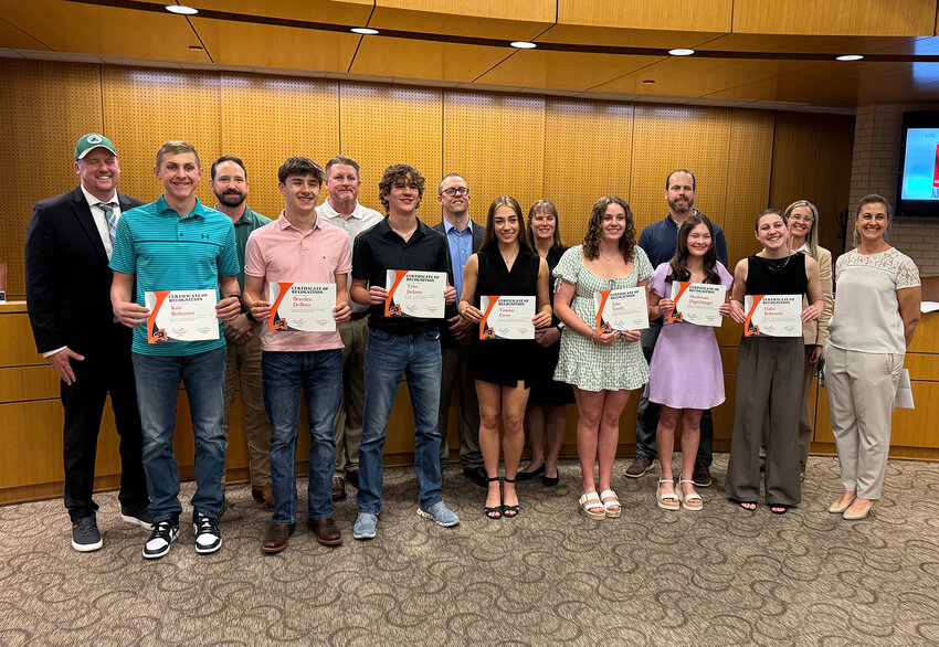 UIL State Swimming and Diving qualifiers Kale Roberson, Braden DeBoer, Tyler Jackson, Victoria Crews, Julia Gordy, Mackenzie Oligschlaeger, and Haley Roberson