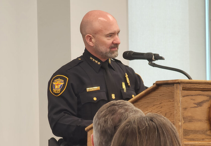 Fort Worth Police Chief Neil Noakes was honored as a Distinguished Alumnus.