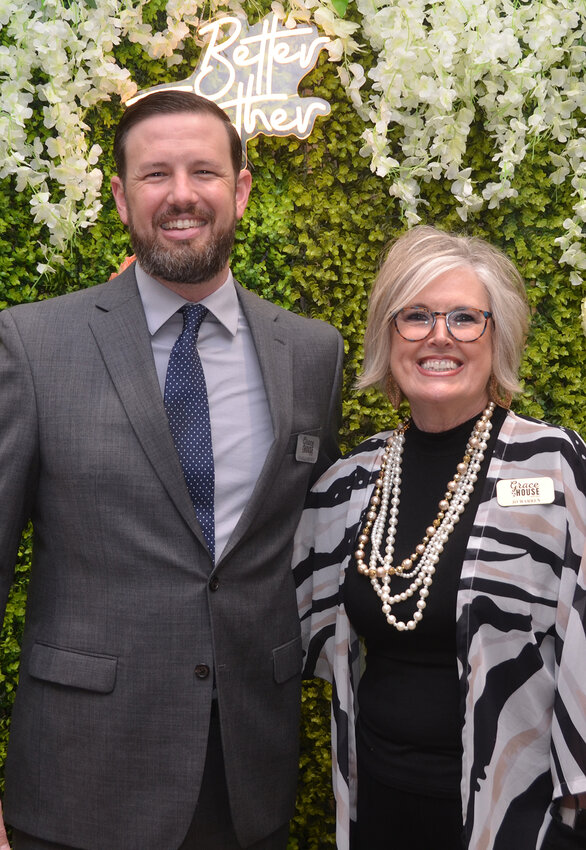 Grace House executive director Charley Rickey and communication relations coordinator Jo Warren